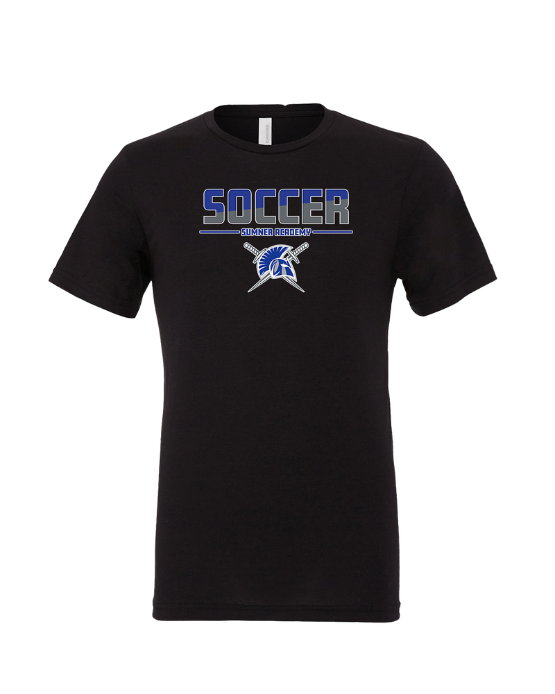 Sumner Academy Soccer Cut - Mens Tri Blend Shirt