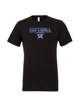 Sumner Academy Softball Cut - Mens Tri Blend Shirt