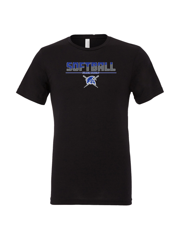 Sumner Academy Softball Cut - Mens Tri Blend Shirt