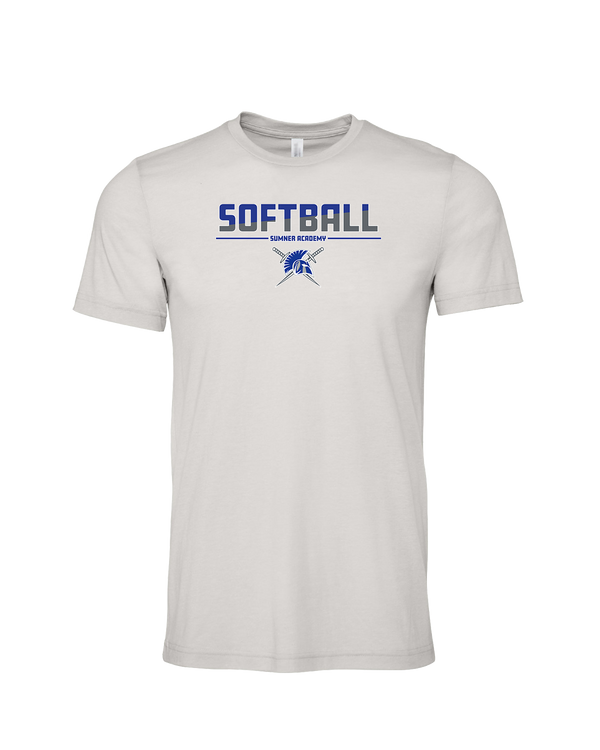 Sumner Academy Softball Cut - Mens Tri Blend Shirt