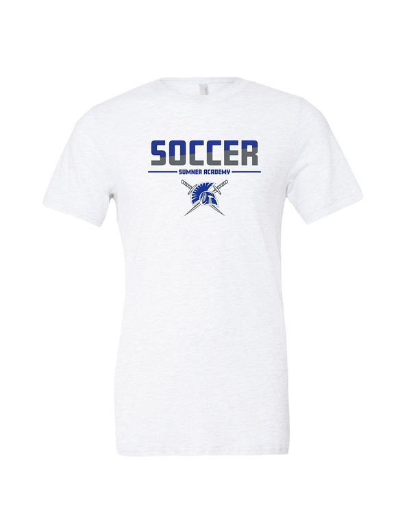 Sumner Academy Soccer Cut - Mens Tri Blend Shirt