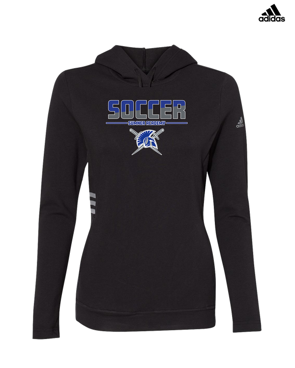 Sumner Academy Soccer Cut - Adidas Women's Lightweight Hooded Sweatshirt