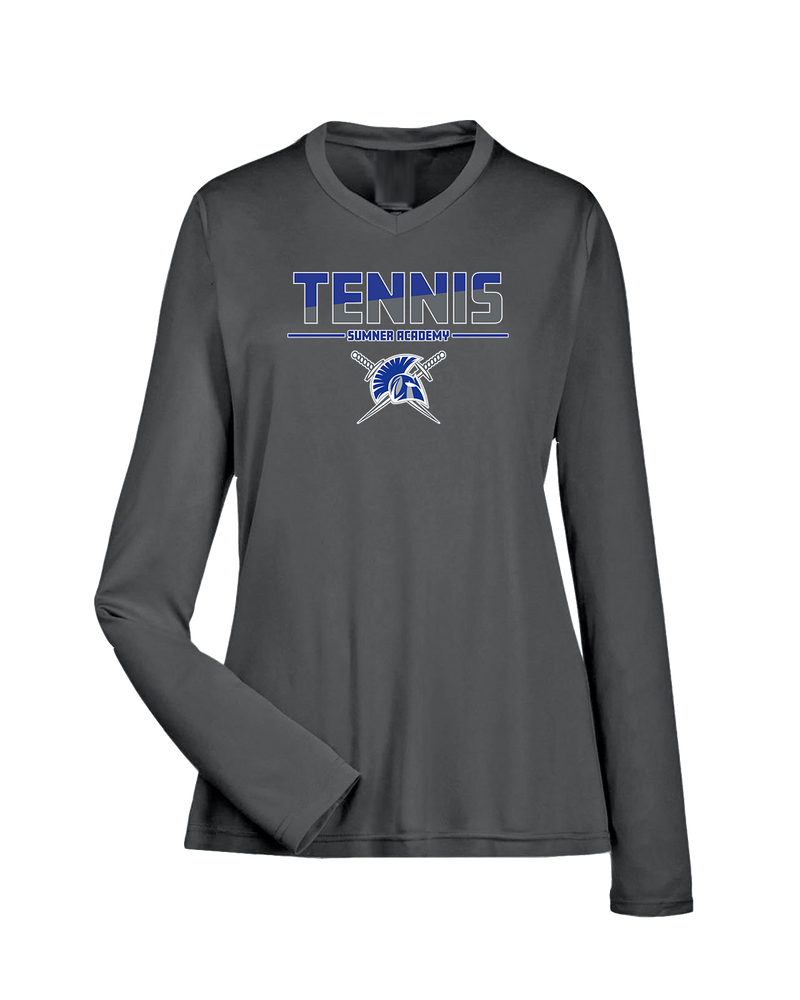 Sumner Academy Tennis Cut - Womens Performance Long Sleeve