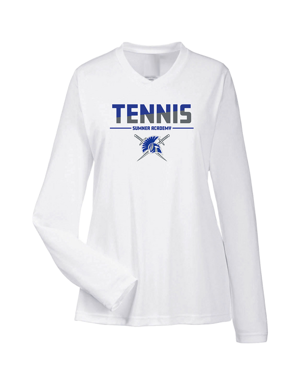 Sumner Academy Tennis Cut - Womens Performance Long Sleeve