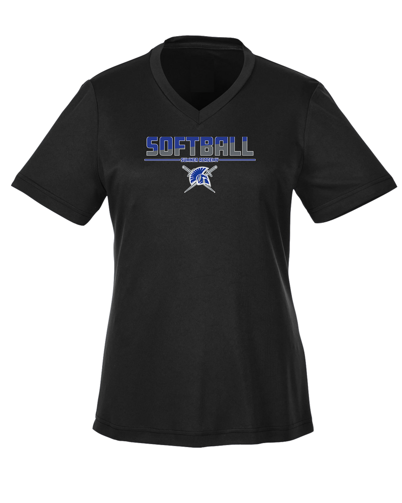 Sumner Academy Softball Cut - Womens Performance Shirt