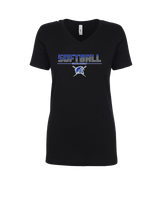 Sumner Academy Softball Cut - Womens V-Neck