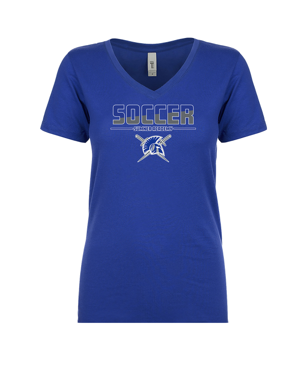Sumner Academy Soccer Cut - Womens V-Neck