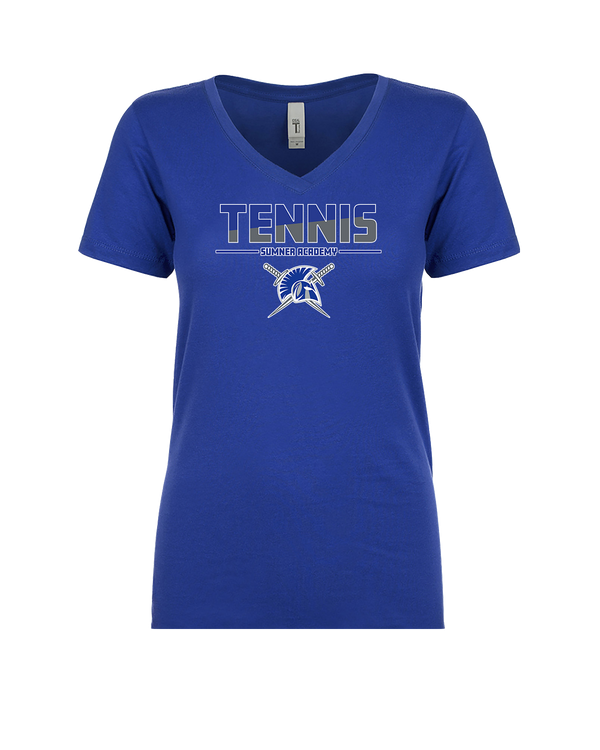Sumner Academy Tennis Cut - Womens V-Neck