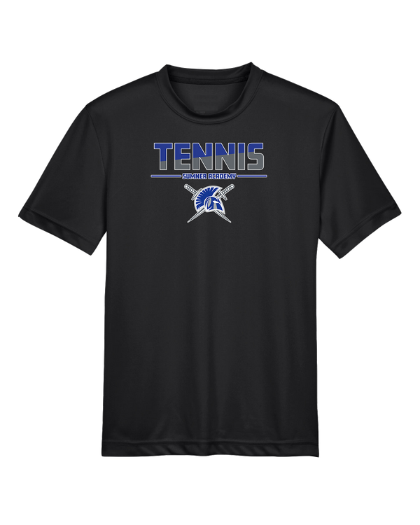 Sumner Academy Tennis Cut - Youth Performance T-Shirt