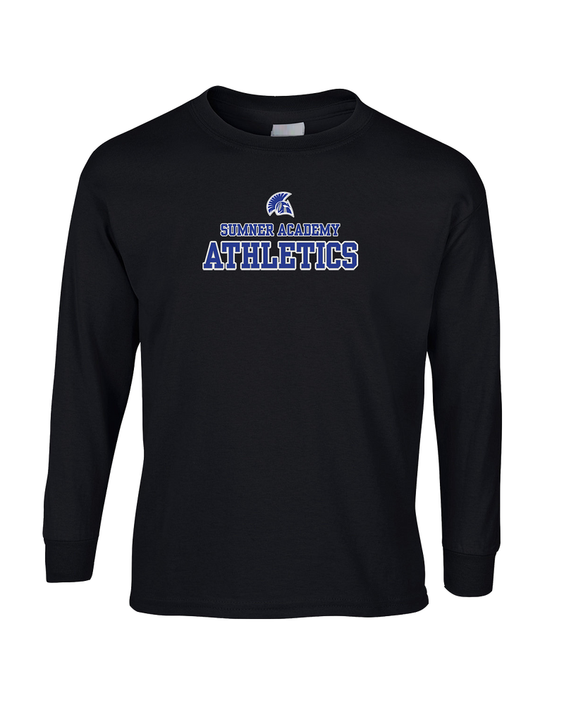 Sumner Academy Athletics No Sword - Mens Basic Cotton Long Sleeve