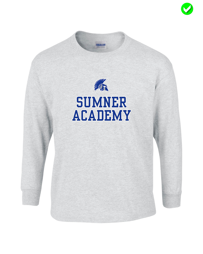 Sumner Academy No Sword - Mens Basic Cotton Long Sleeve