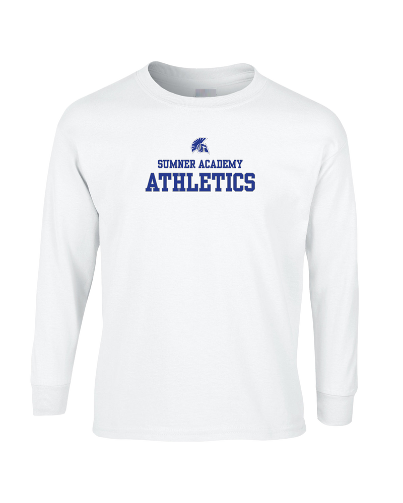 Sumner Academy Athletics No Sword - Mens Basic Cotton Long Sleeve