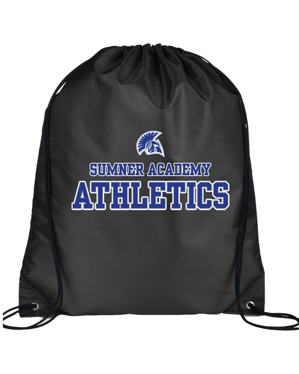 Sumner Academy Athletics No Sword - Drawstring Bag