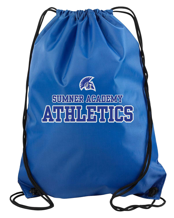 Sumner Academy Athletics No Sword - Drawstring Bag