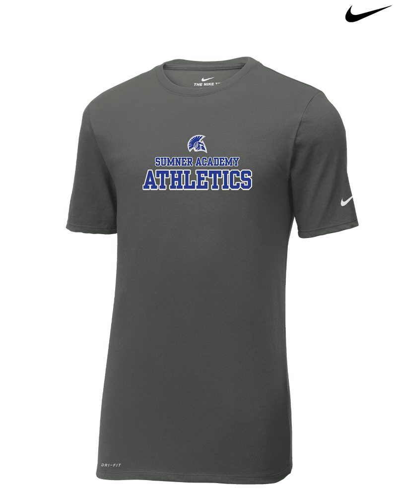 Sumner Academy Athletics No Sword - Nike Cotton Poly Dri-Fit