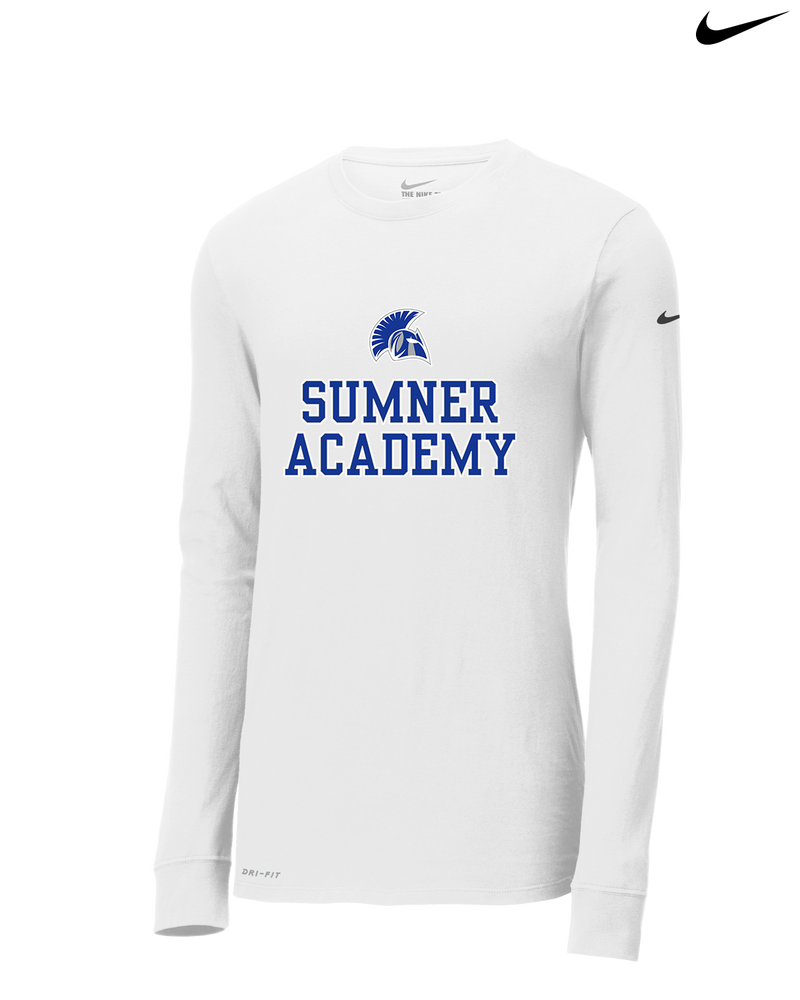 Sumner Academy No Sword - Nike Dri-Fit Poly Long Sleeve