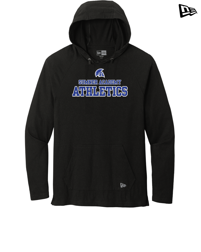 Sumner Academy Athletics No Sword - New Era Tri Blend Hoodie