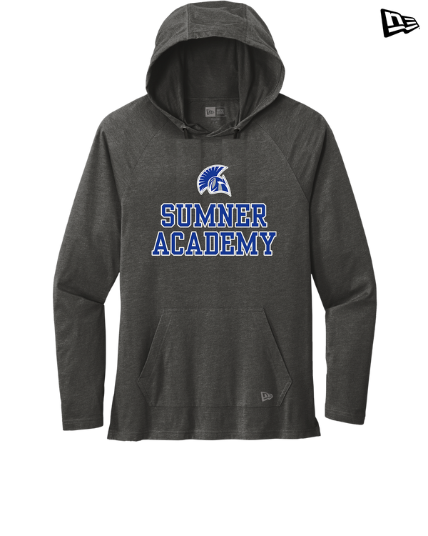 Sumner Academy No Sword - New Era Tri Blend Hoodie