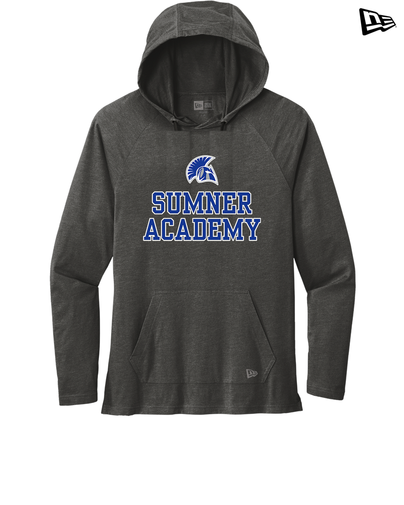 Sumner Academy No Sword - New Era Tri Blend Hoodie