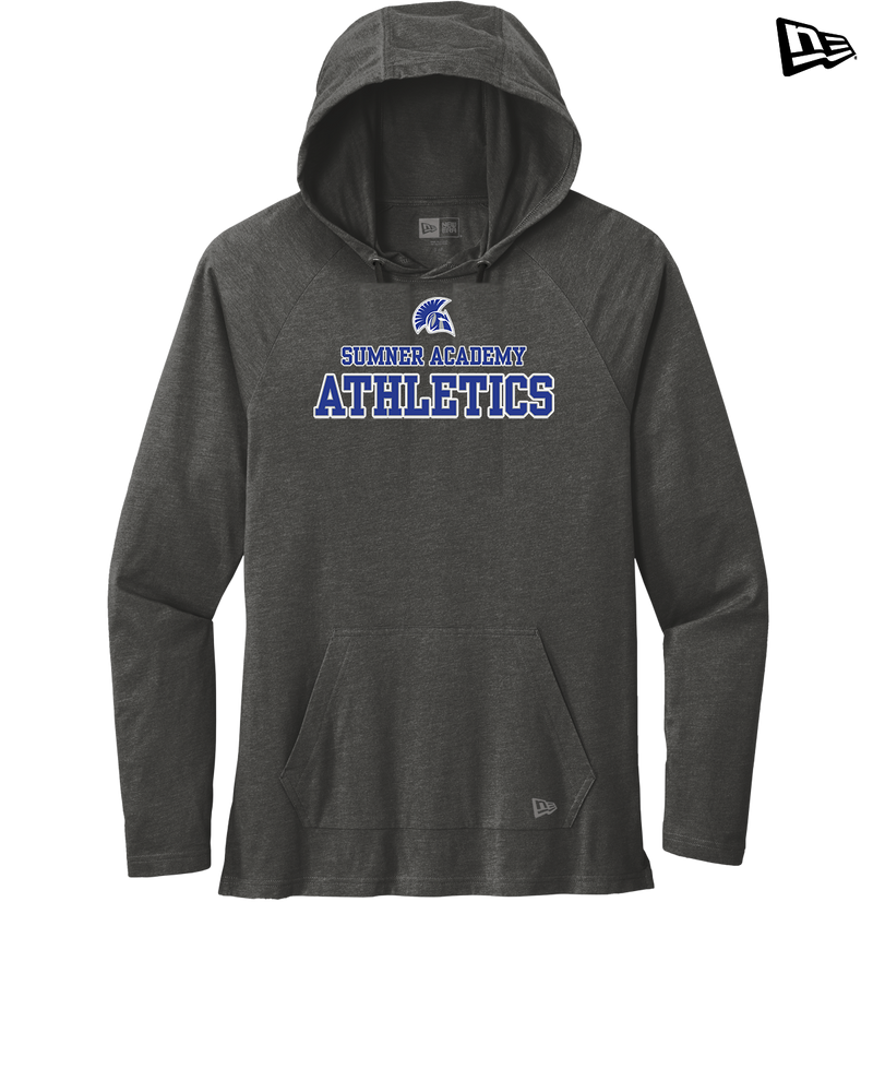 Sumner Academy Athletics No Sword - New Era Tri Blend Hoodie