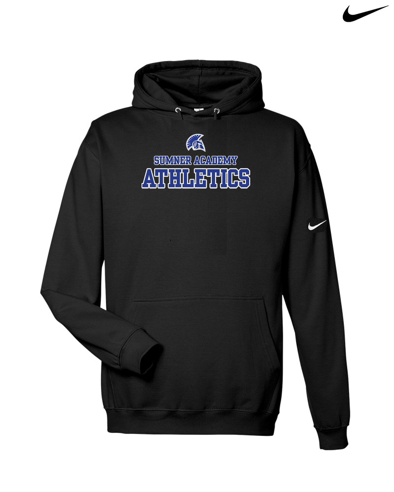 Sumner Academy Athletics No Sword - Nike Club Fleece Hoodie