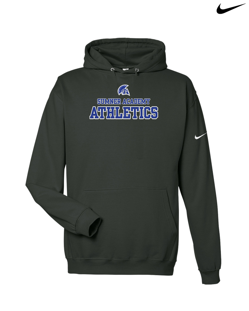 Sumner Academy Athletics No Sword - Nike Club Fleece Hoodie