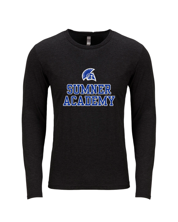 Sumner Academy No Sword - Tri Blend Long Sleeve