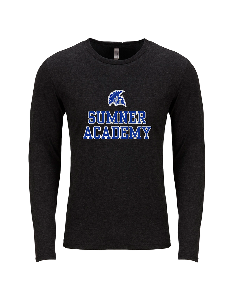Sumner Academy No Sword - Tri Blend Long Sleeve