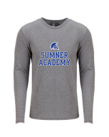 Sumner Academy No Sword - Tri Blend Long Sleeve