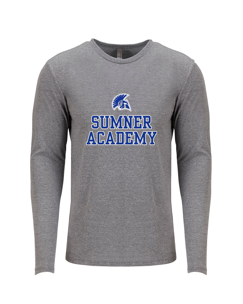 Sumner Academy No Sword - Tri Blend Long Sleeve