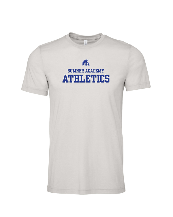 Sumner Academy Athletics No Sword - Mens Tri Blend Shirt