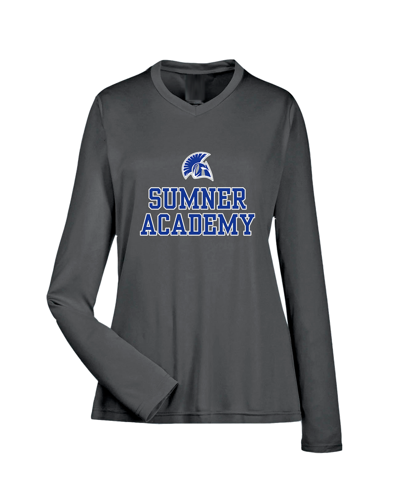 Sumner Academy No Sword - Womens Performance Long Sleeve