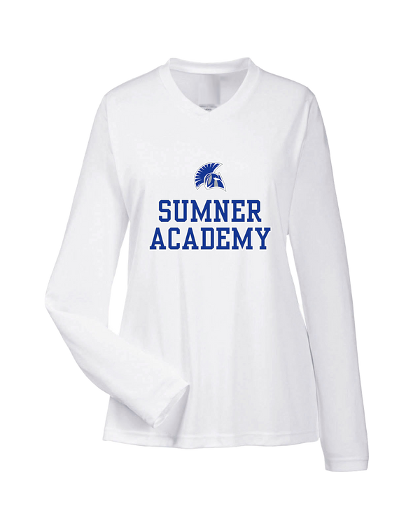Sumner Academy No Sword - Womens Performance Long Sleeve