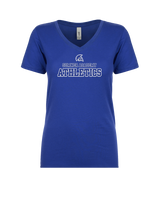 Sumner Academy Athletics No Sword - Womens V-Neck