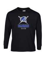 Sumner Academy Soccer Shadow - Mens Basic Cotton Long Sleeve