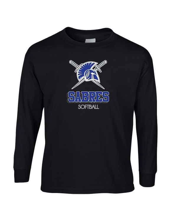 Sumner Academy Softball Shadow - Mens Basic Cotton Long Sleeve