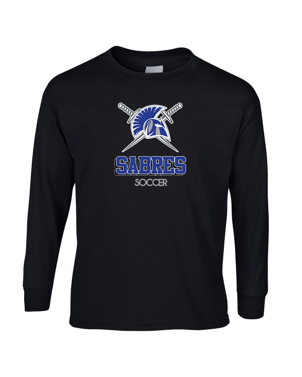 Sumner Academy Soccer Shadow - Mens Basic Cotton Long Sleeve