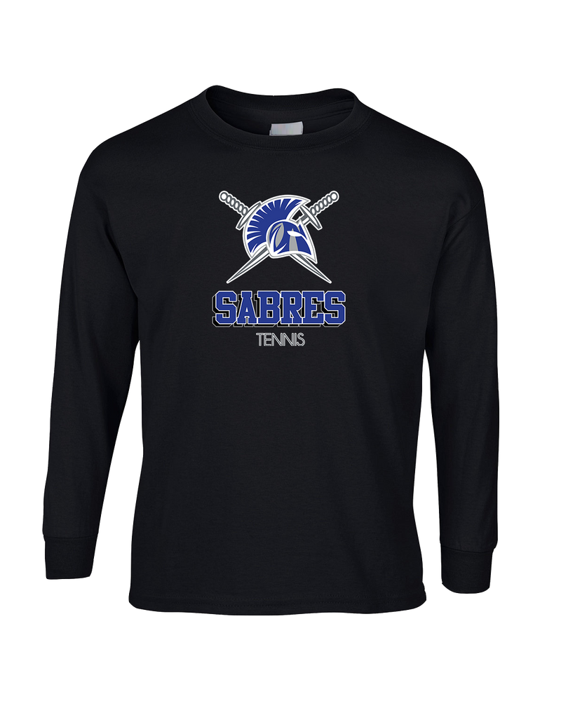 Sumner Academy Tennis Shadow - Mens Basic Cotton Long Sleeve