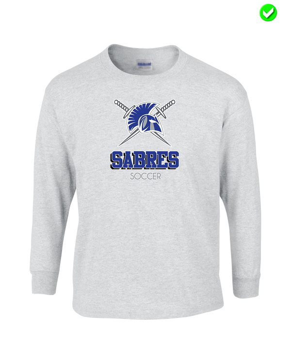 Sumner Academy Soccer Shadow - Mens Basic Cotton Long Sleeve