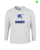 Sumner Academy Softball Shadow - Mens Basic Cotton Long Sleeve