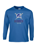 Sumner Academy Soccer Shadow - Mens Basic Cotton Long Sleeve