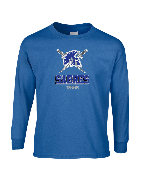 Sumner Academy Tennis Shadow - Mens Basic Cotton Long Sleeve