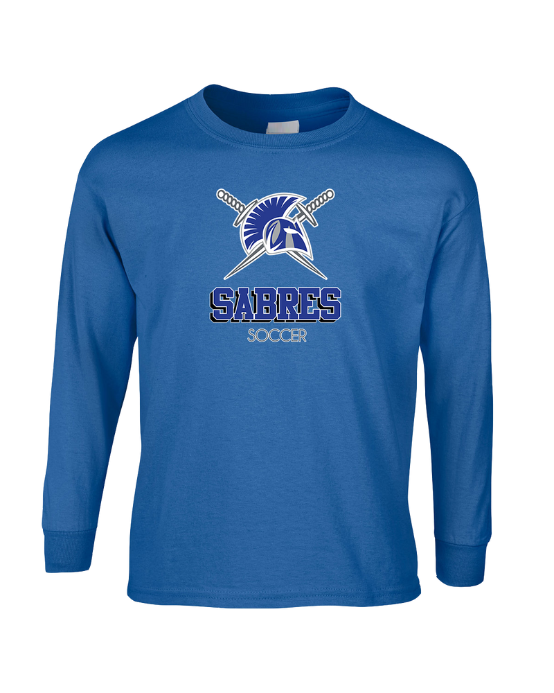 Sumner Academy Soccer Shadow - Mens Basic Cotton Long Sleeve