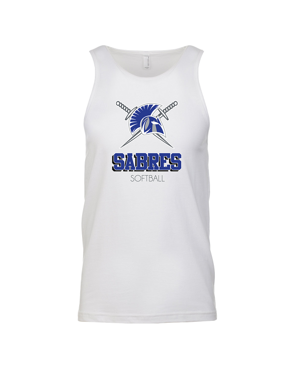 Sumner Academy Softball Shadow - Mens Tank Top