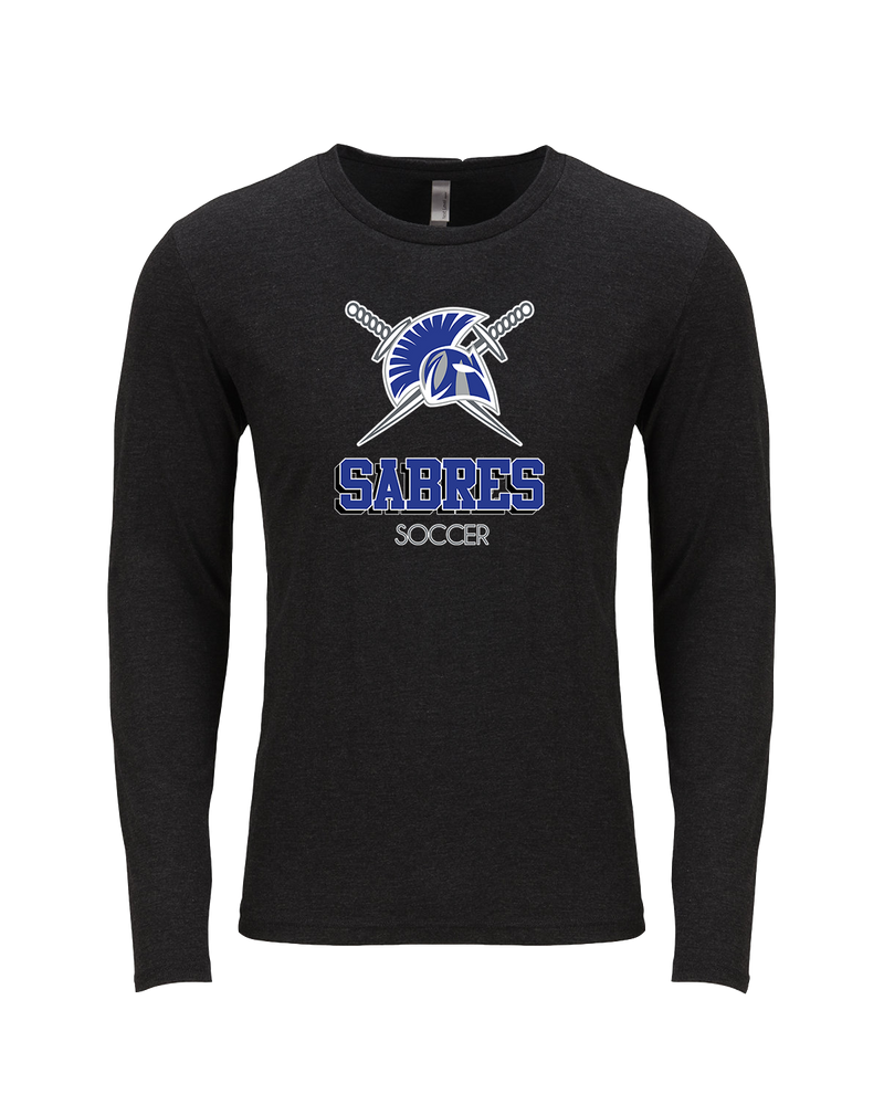 Sumner Academy Soccer Shadow - Tri Blend Long Sleeve