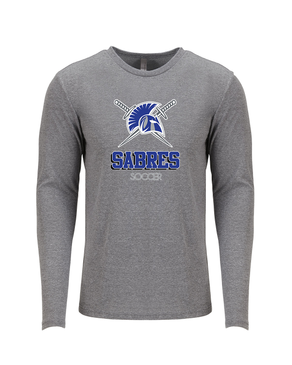 Sumner Academy Soccer Shadow - Tri Blend Long Sleeve