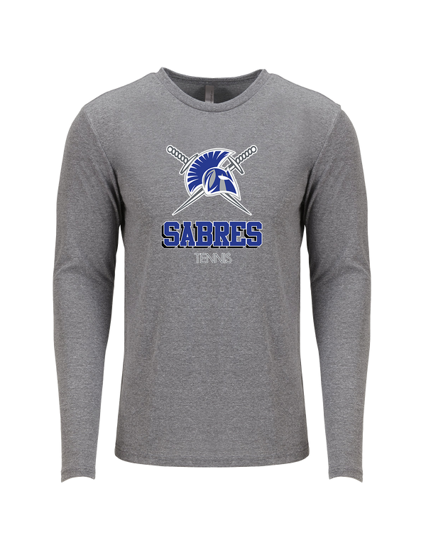 Sumner Academy Tennis Shadow - Tri Blend Long Sleeve