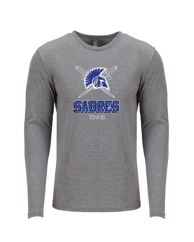 Sumner Academy Tennis Shadow - Tri Blend Long Sleeve