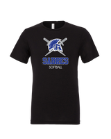 Sumner Academy Softball Shadow - Mens Tri Blend Shirt