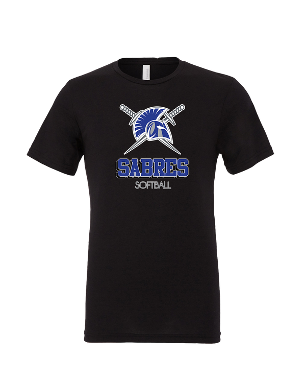 Sumner Academy Softball Shadow - Mens Tri Blend Shirt